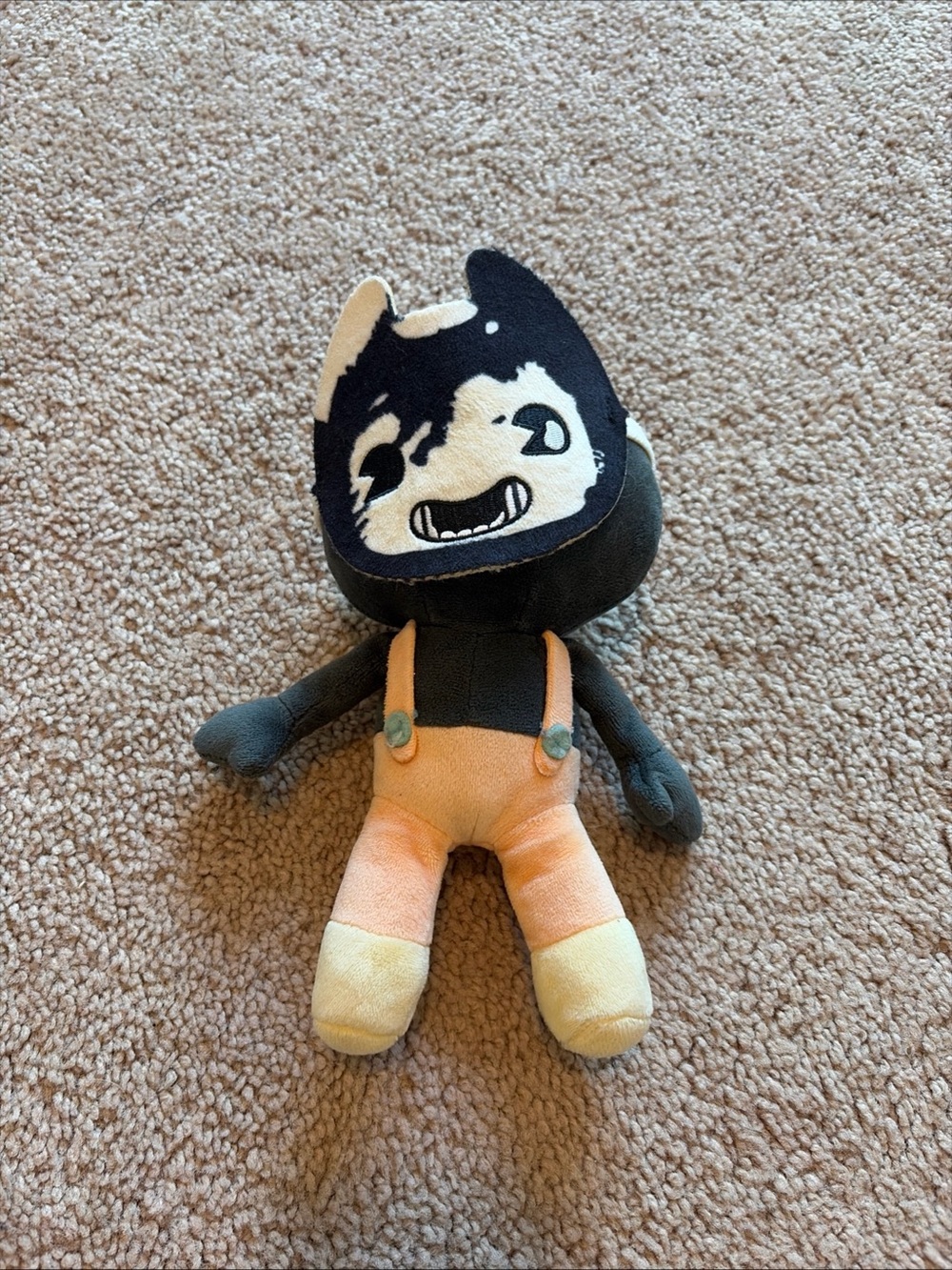 BENDY &THE INK MACHINE WITH REMOVABLE MASK 10” PLUSH SAMMY LAWRENCE